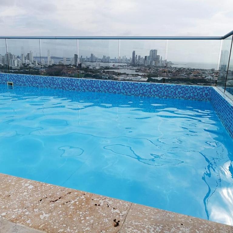 New Apartment Frente al Mar, Cerca Getsemani - Two-Bedroom Apartment with Balcony and Sea View - 3