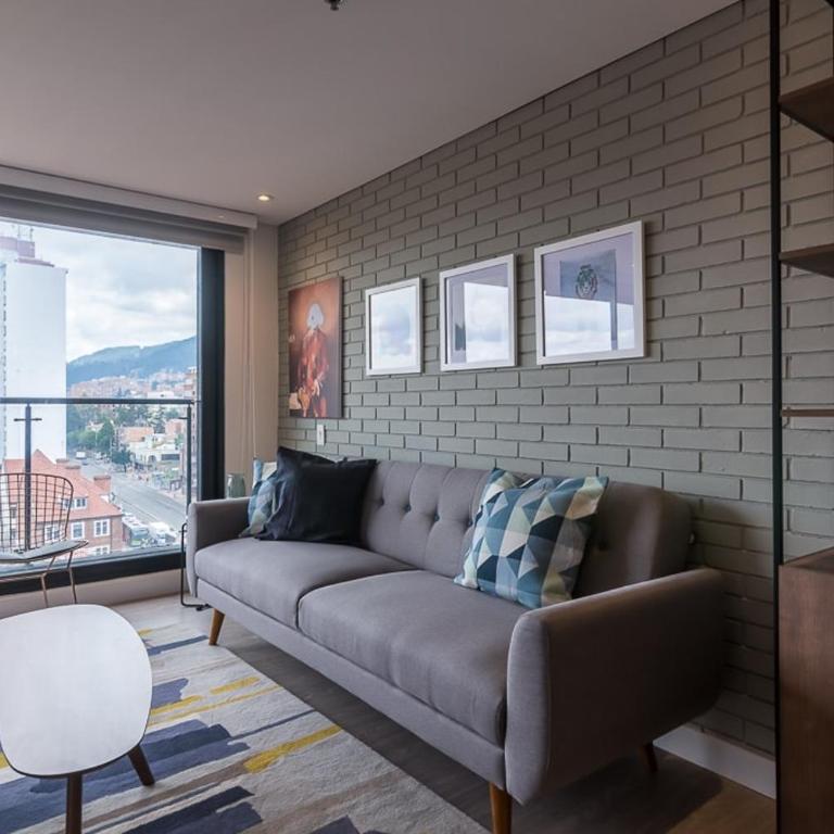 Apartamento con vista y ubicación - Apartamento de 1 dormitorio con balcón y vistas a la montaña - 6