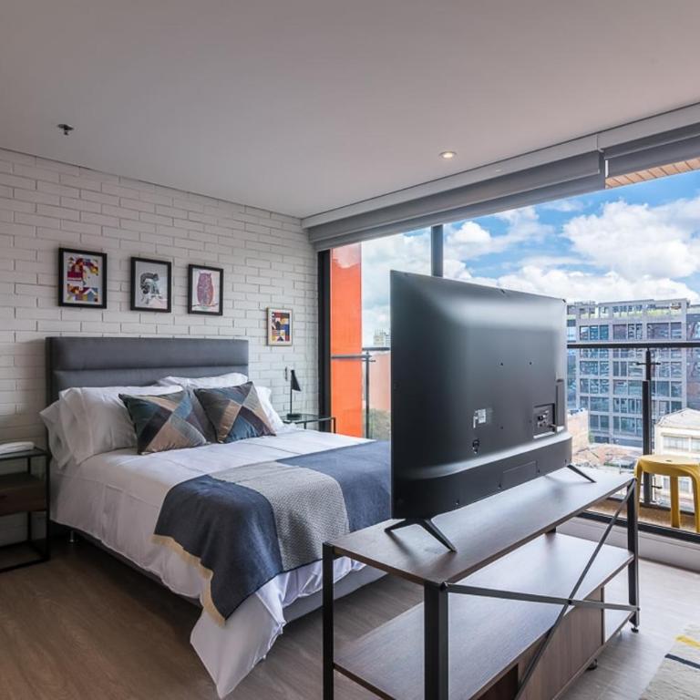Apartamento con vista y ubicación - Apartamento de 1 dormitorio con balcón y vistas a la montaña - 3