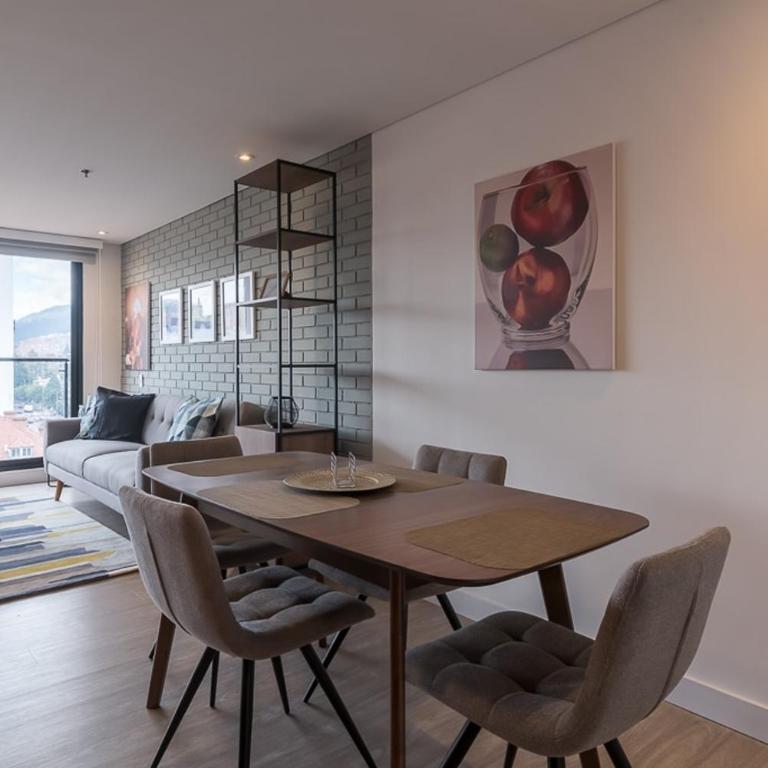 Apartamento con vista y ubicación - Apartamento de 1 dormitorio con balcón y vistas a la montaña - 5