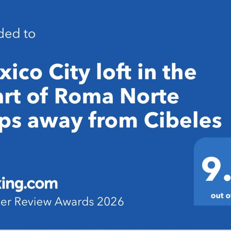 Mexico City loft in the heart of Roma Norte steps away from Cibeles - One-Bedroom Apartment - 56