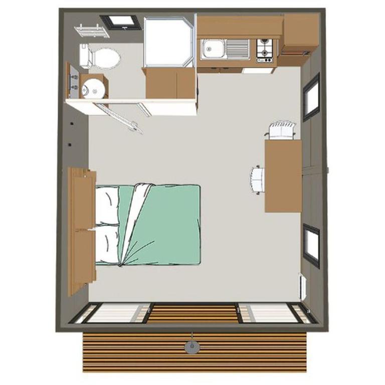 Mobile Home Confort 2 Pers avec Terrasse - Mobile Home - 6