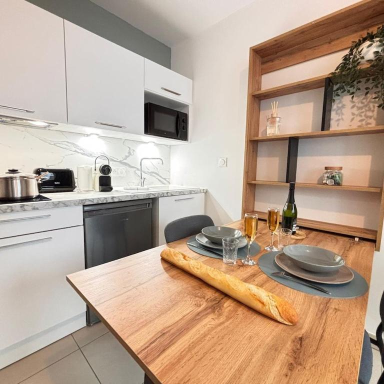 Le Rainssant studio cocooning en RDC au centre - Apartamento de 1 dormitorio - 5