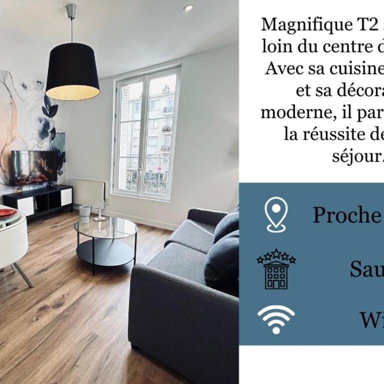 2 Vasnier F2 avec sauna proche caves de champagne - Apartment mit 1 Schlafzimmer - 28