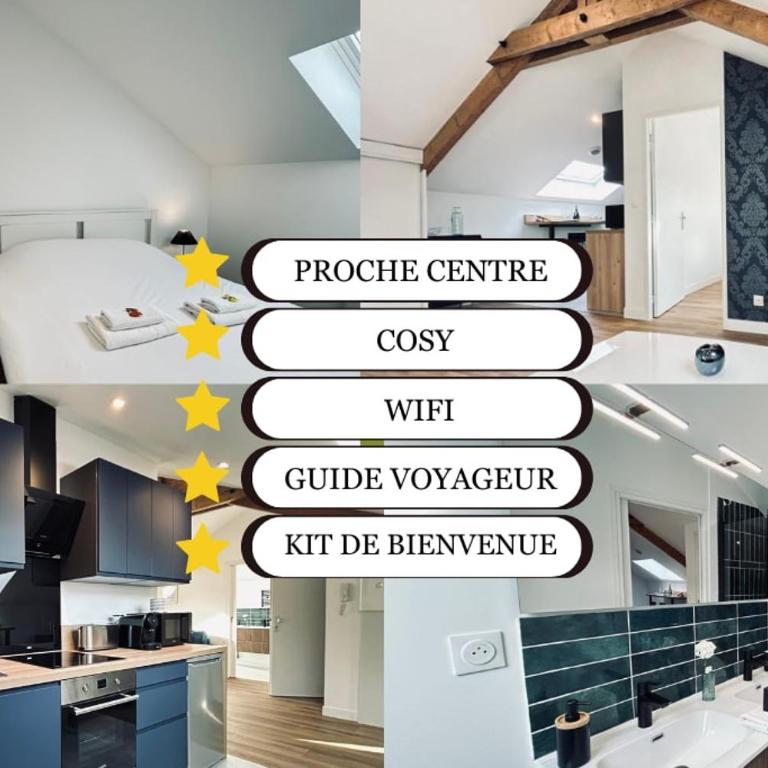 3 Vasnier confortable proche caves de champagne - Apartment mit 1 Schlafzimmer - 10