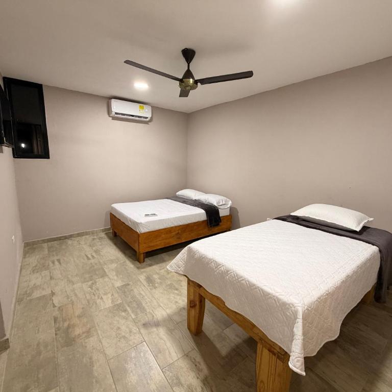 Hostel casa roma tayrona - Habitación Cuádruple Deluxe - 4