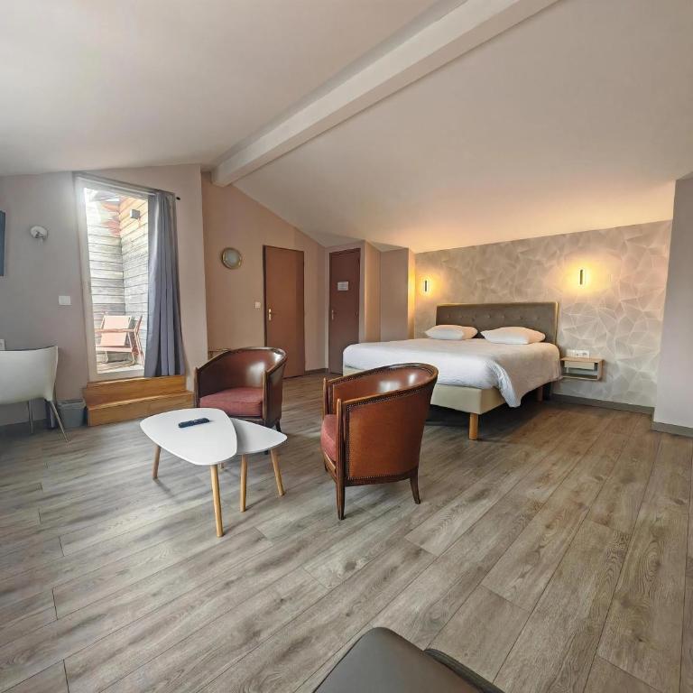 Urban Style, Hôtel Le Cheval Noir, Saint-Étienne - Chambre Double Balnéo - 6