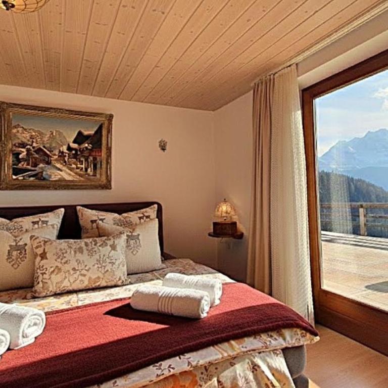 2 Bergpanorama mit Blick ins Tal für absolute Nichtraucher - Apartment mit 1 Schlafzimmer - 8