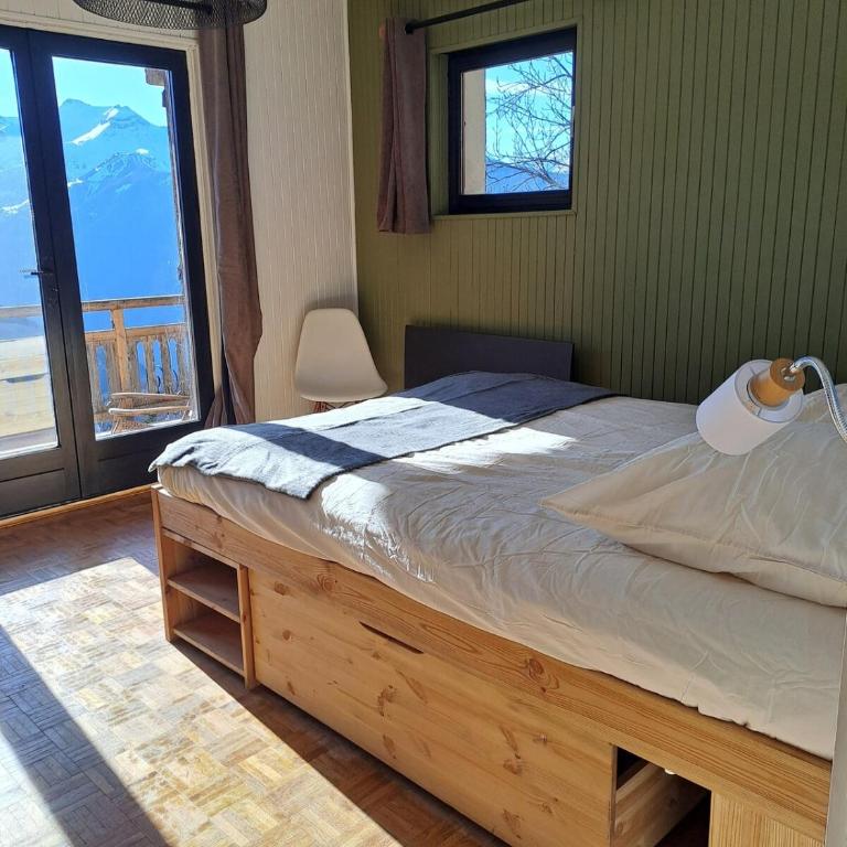 Chalet les Hirondelles 8 personnes, Le Grand broue à Huez - Chalet - 8