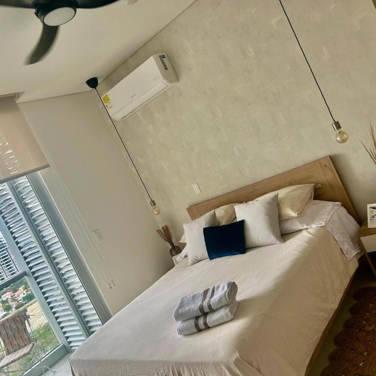 Ocean View Apartment in Santa Marta- Pozos Colorados, Steps from the Beach - Room #1585308201 - 1