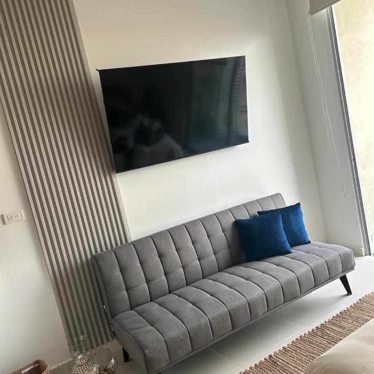 Ocean View Apartment in Santa Marta- Pozos Colorados, Steps from the Beach - Room #1585308201 - 3