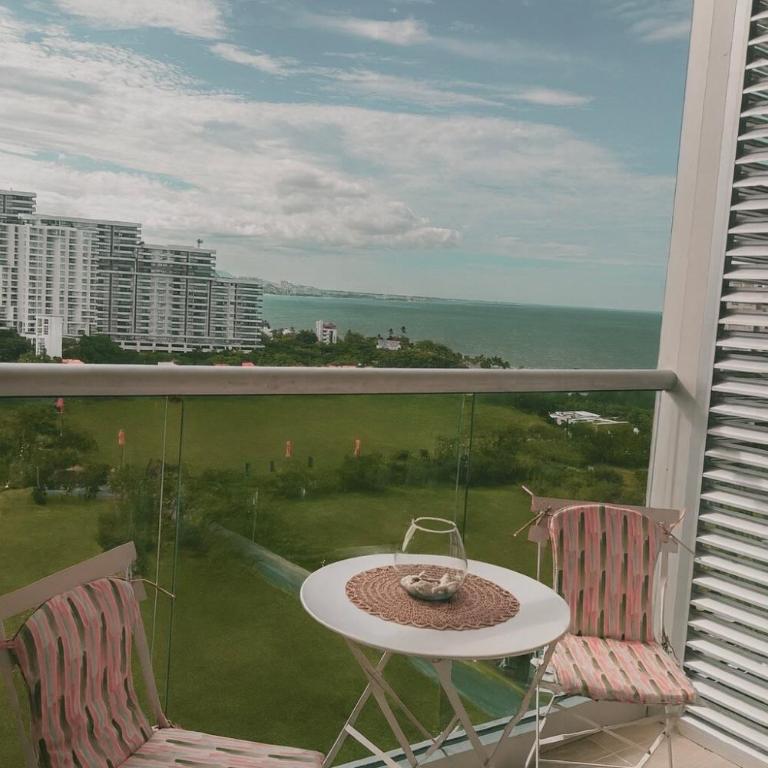 Ocean View Apartment in Santa Marta- Pozos Colorados, Steps from the Beach - Room #1585308201 - 4