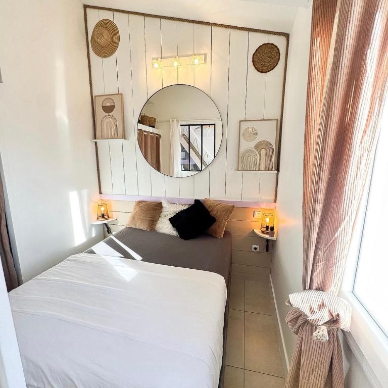 Lilas clim balcon piscine parking privé - Apartment with mezzanine - 20