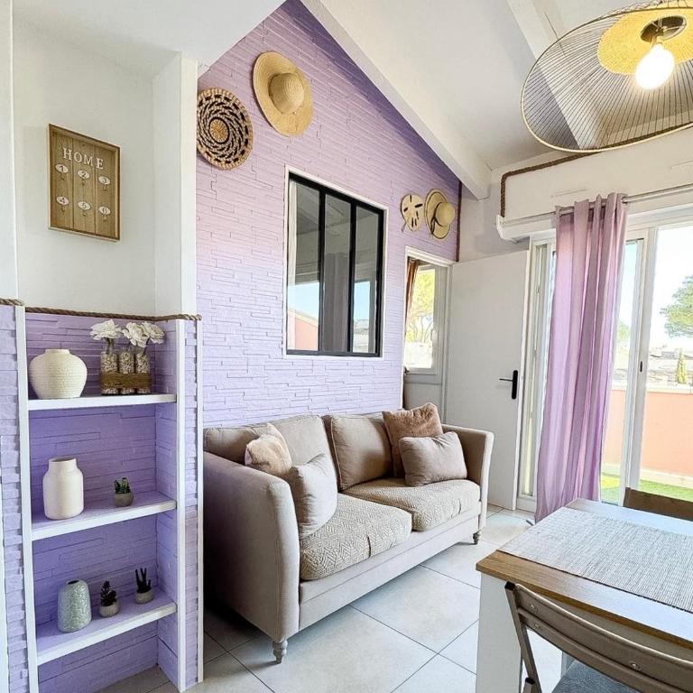 Lilas clim balcon piscine parking privé - Apartment with mezzanine - 14