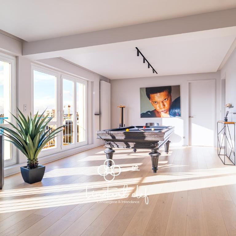 L'Appartement d Exception - Hyper Centre - 3 suites, Parking & Billard - Appartement 3 Chambres Premium avec Balcon - 21