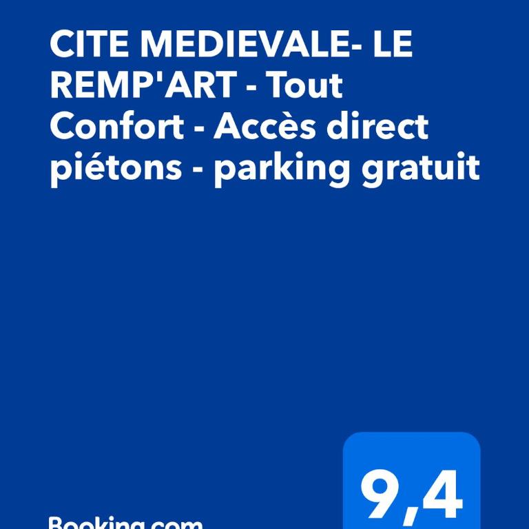 CITE MEDIEVALE- LE REMP'ART - 3 Chambres Tout Confort-au pied de la Cité- Accès direct piétons - parking gratuit - Villa mit 3 Schlafzimmern - 29