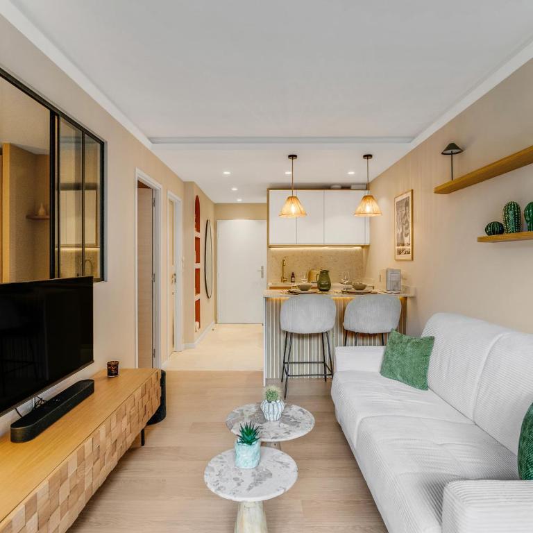 Le Cocon Tropézien avec terrasse privée à 5 minutes du port - Apartment mit 1 Schlafzimmer - 12