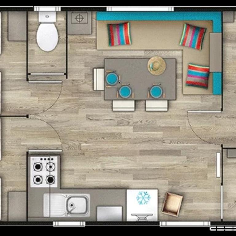 ZEcamping 4 étoiles animé piscine couverte 1km plage fitness mobil-home TV - Mobilheim - 10