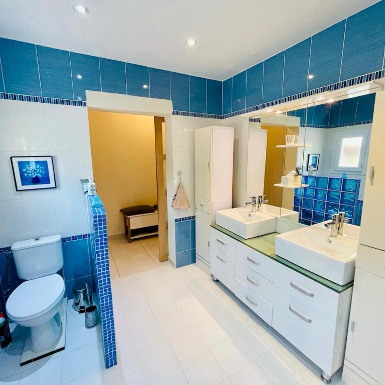 Villa Provençale 10 pers, Piscine Chauffée, Spa Jacuzzi, 20 min Cannes-Nice - Villa - 60