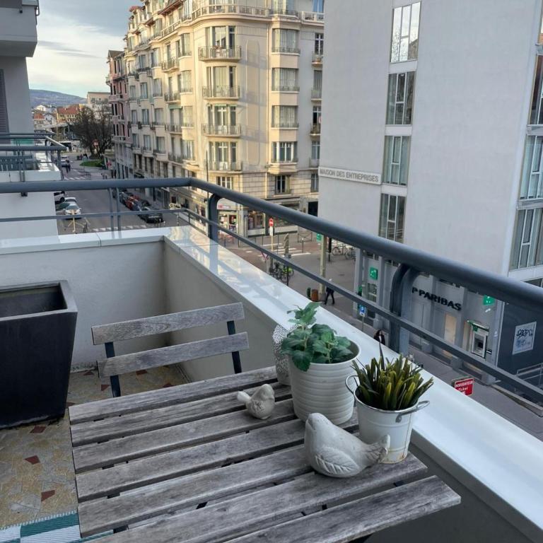 La Perle - balcon et centre-ville - Apartment mit 1 Schlafzimmer - 31