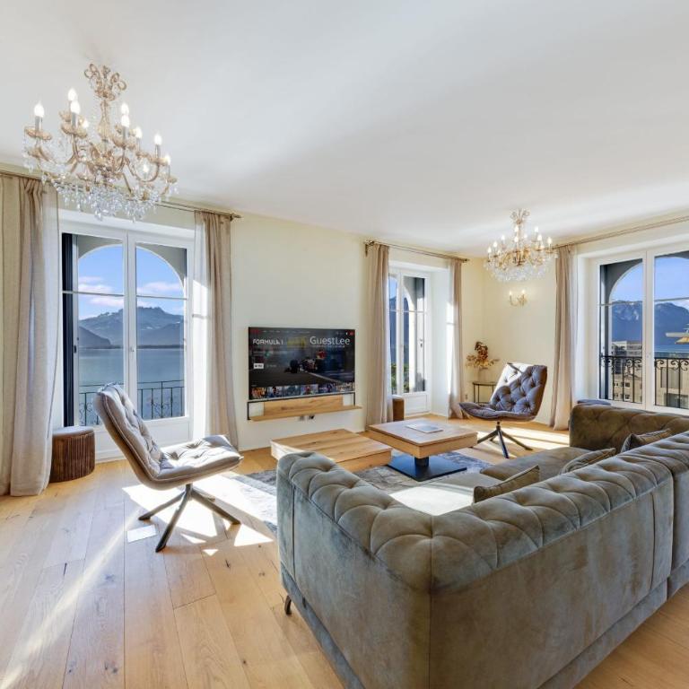 Modern 3-Bedroom Lakeview Apartment in Montreux by GuestLee - Apartment - 1
