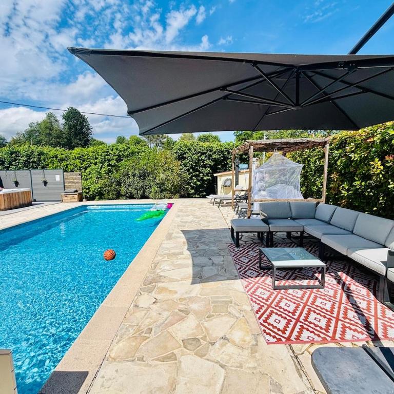 Maison 6p Piscine Chauffee et Spa Proche Cannes Nice - Maison 2 Chambres - 1