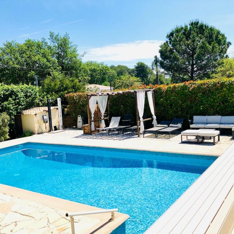 Maison 6p Piscine Chauffee et Spa Proche Cannes Nice - Maison 2 Chambres - 5