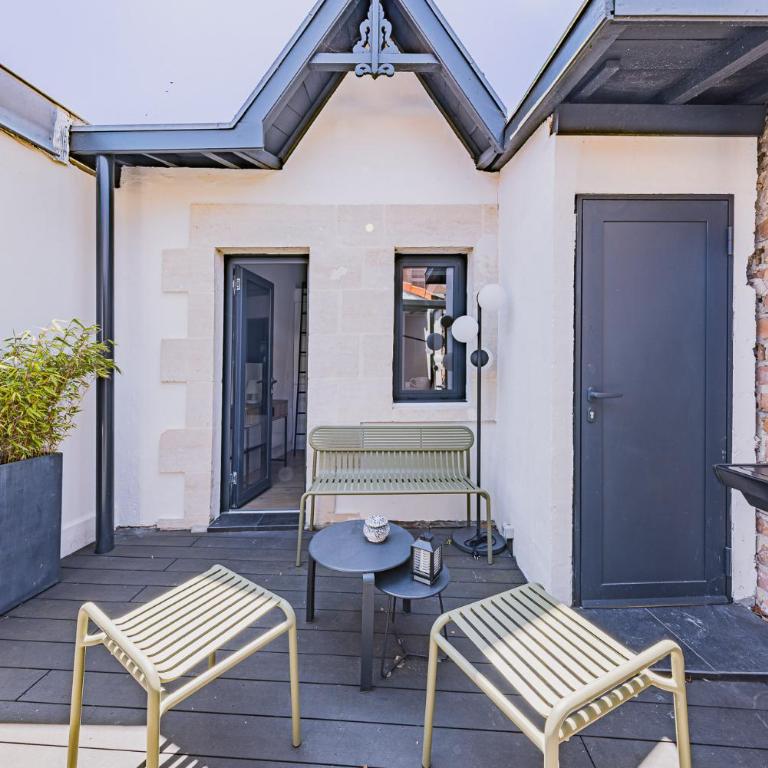 Villa Arcachonnaise au centre d'Arcachon plage classée 3 étoiles - Villa mit 3 Schlafzimmern - 21
