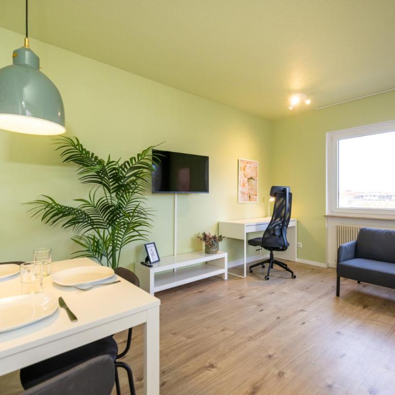 Ruhiges Apartment mit Stellplatz nahe Innenstadt & Main - Apartment mit 1 Schlafzimmer - 3