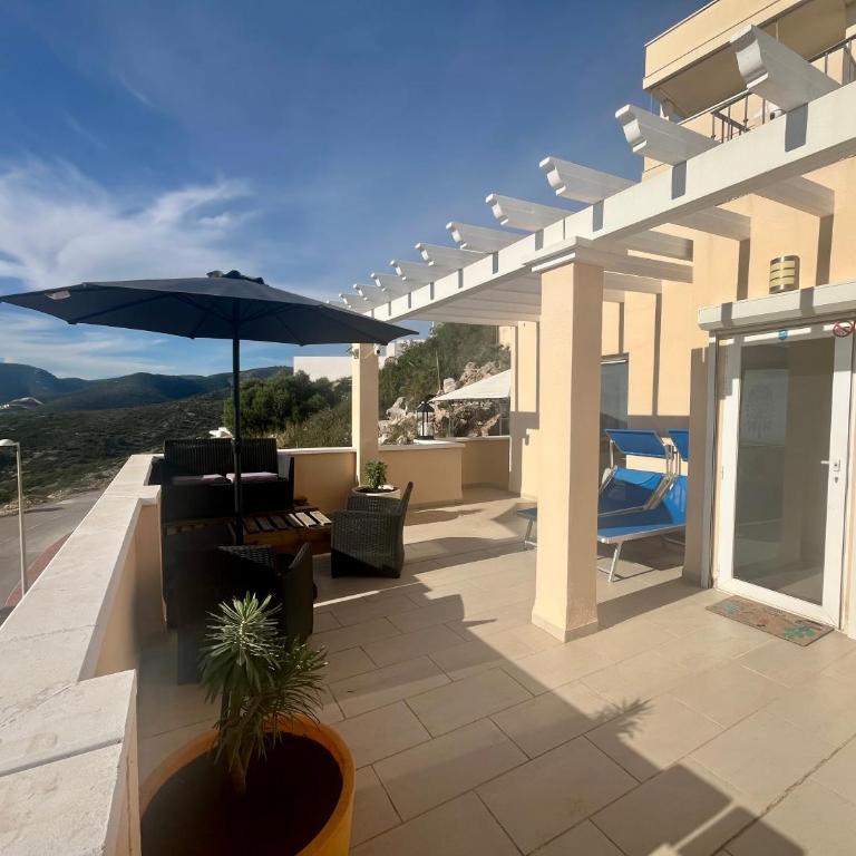 Duplex avec Jacuzzi, piscine, terrasses et vues a 180º sur la mer - Casa con 1 dormitorio - 15