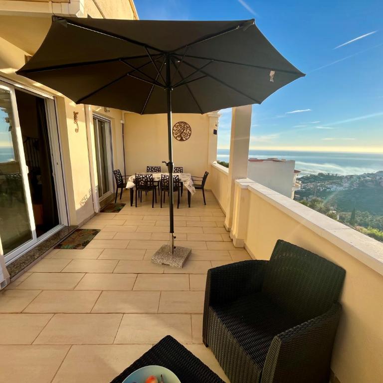 Duplex avec Jacuzzi, piscine, terrasses et vues a 180º sur la mer - Casa con 1 dormitorio - 16