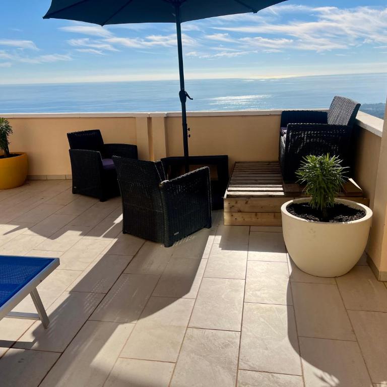 Duplex avec Jacuzzi, piscine, terrasses et vues a 180º sur la mer - Casa con 1 dormitorio - 35