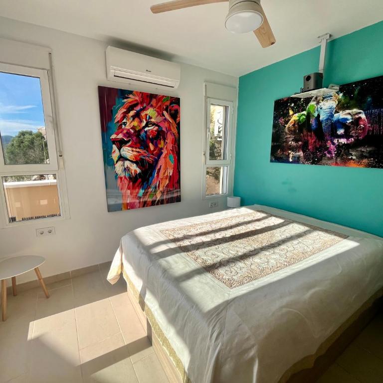 Duplex avec Jacuzzi, piscine, terrasses et vues a 180º sur la mer - Casa con 1 dormitorio - 34