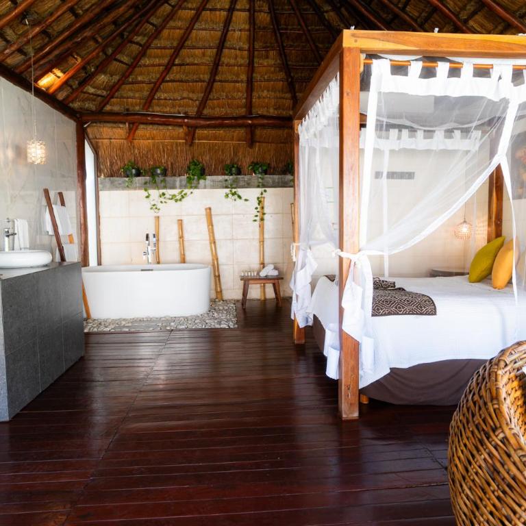Cabañas Luxury con Lagoon Club - Adults Only - Suite con cama grande - 13
