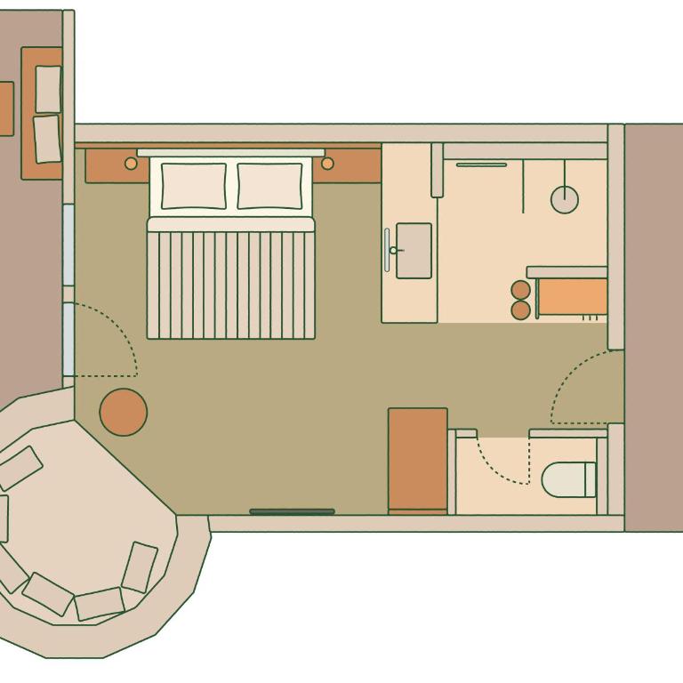Boutique Hundehotel Bergzeit - Doppelzimmer mit Panoramablick - 5