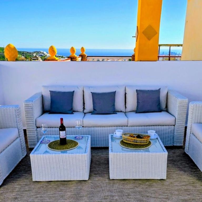 Casa Luna-rooftop terrace-Torrox Pueblo - Apartamento de 3 dormitorios con vistas al mar - 17