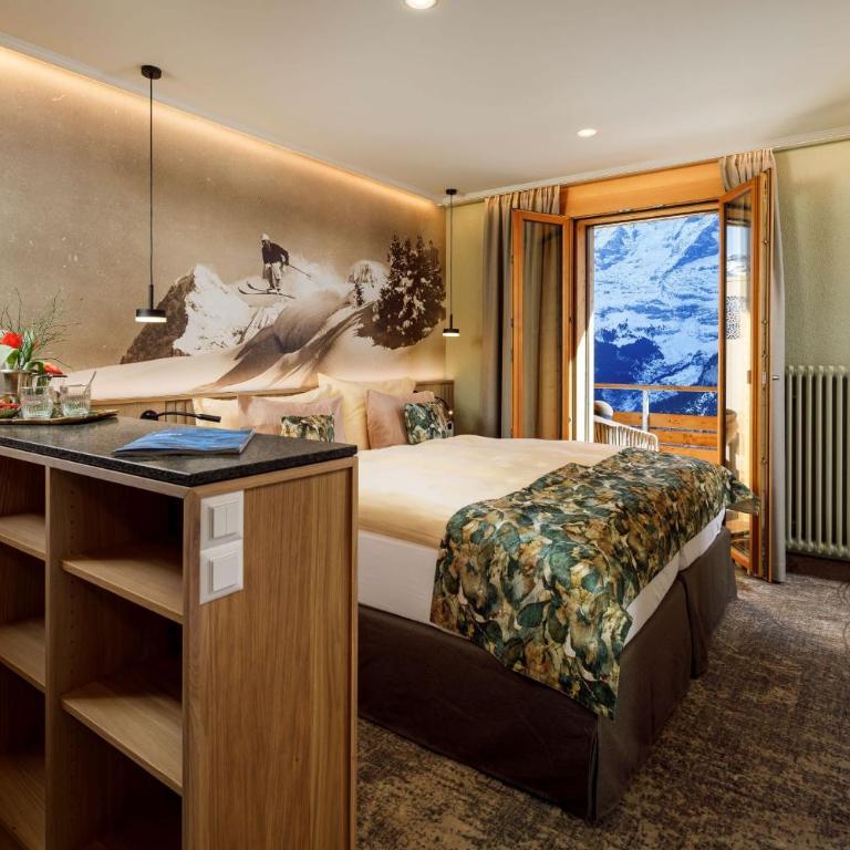 Eiger Mürren Swiss Quality Hotel - Corner Junior Suite with balcony and Eiger mountain view - 1
