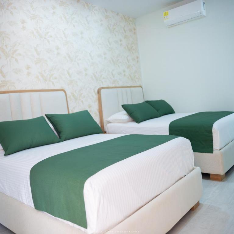 Cabanas Villa Antonella Covenas - Deluxe Double Room with Two Double Beds - 1