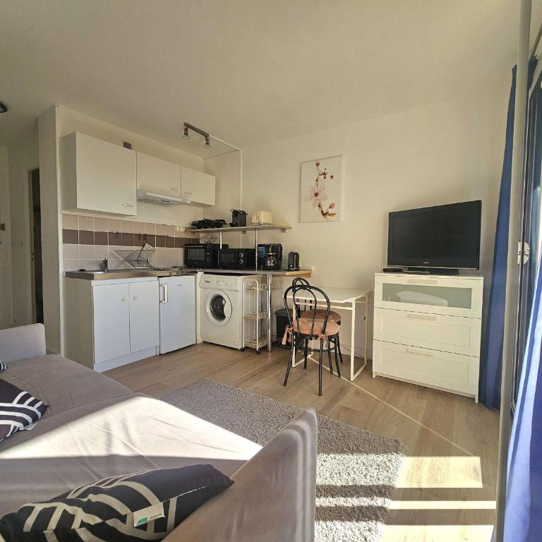 Studio lumineux avec balcon exposé sud, tout équipé et classé 2 étoiles. - FR-1-553-139 - Studio - 2