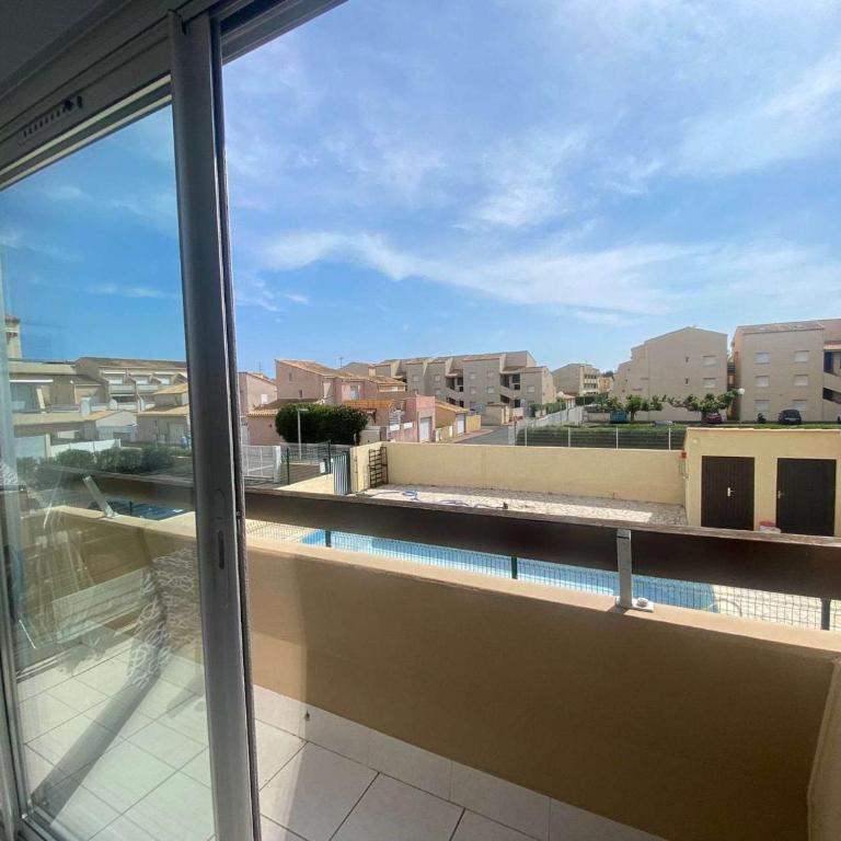 Appartement 2P cabine avec piscine, terrasse et parking privé à Marseillan - FR-1-326-800 - Appartement - 13