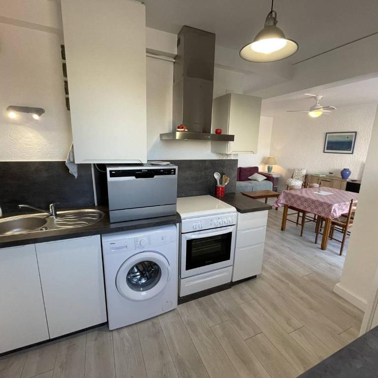 T2 cabine rénové, animaux admis, parking sécurisé, proche plage et port - Saint-Cyprien - FR-1-106-69 - Apartment - 27