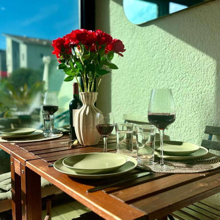 Safari Private Beach, Terrace, Parking & Wifi 50m Océan Surf - Apartment with Garden View - 5