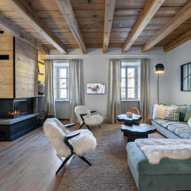 Appartement rénové 3 ch, centre Megève, parking, wifi - Appartement 3 Chambres - 1
