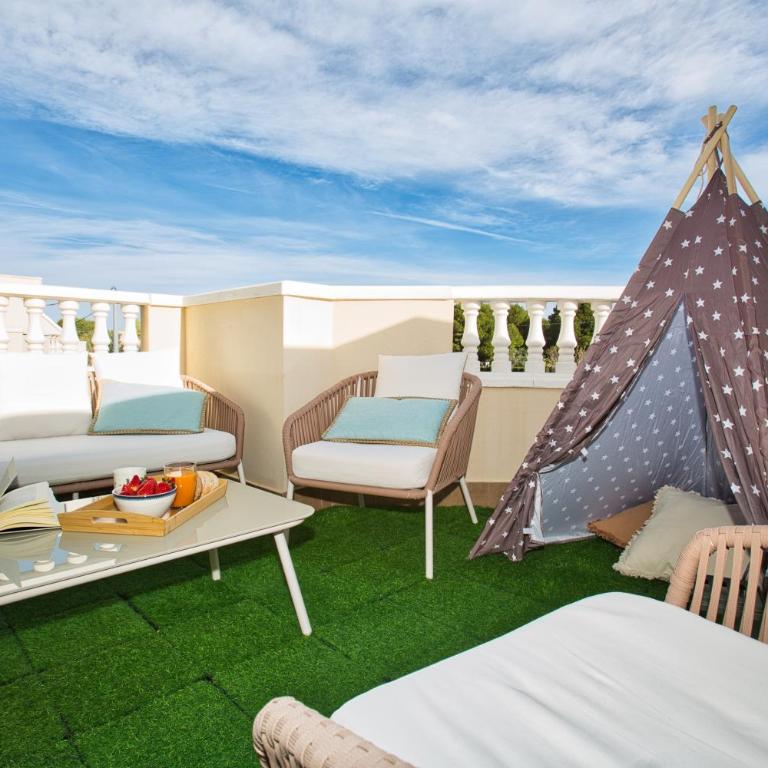 DENIA Playa Santa Ana Adosados - Cómodo apartamento con Piscina, Terraza y Parking, a 2 minutos de la playa - Apartamento de 2 dormitorios - 28