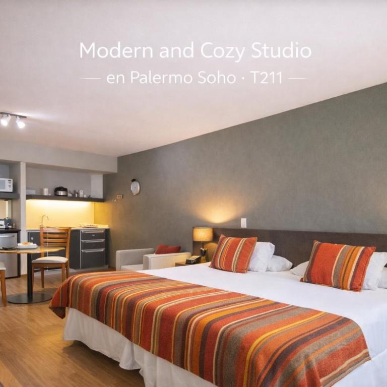 Modern and Cozy Studio en Palermo Soho - T211 - One-Bedroom Apartment - 1