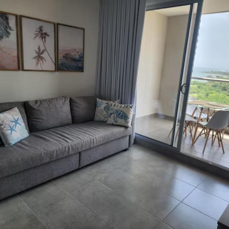 Apartamento moderno con vista al mar, playa y piscinas en Santa Marta - Apartamento de 1 dormitorio - 7