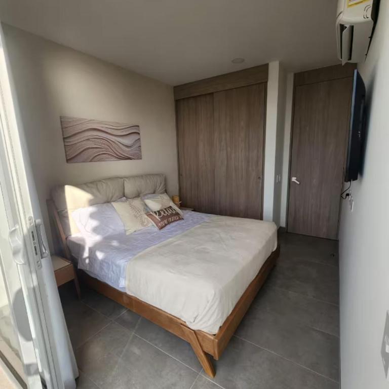 Apartamento moderno con vista al mar, playa y piscinas en Santa Marta - Apartamento de 1 dormitorio - 15