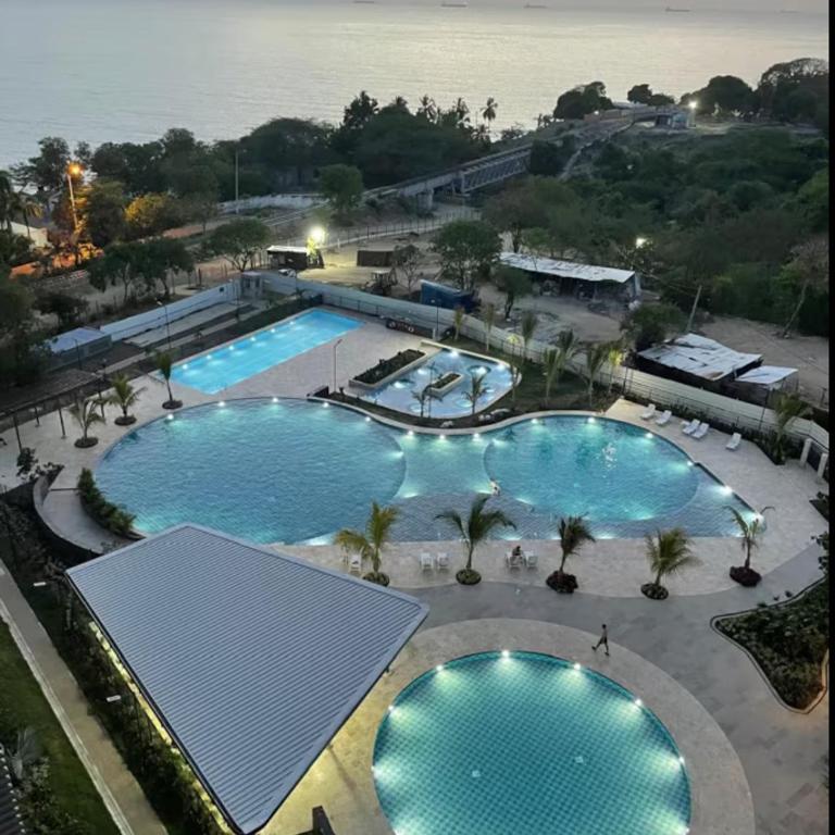 Apartamento moderno con vista al mar, playa y piscinas en Santa Marta - Apartamento de 1 dormitorio - 19