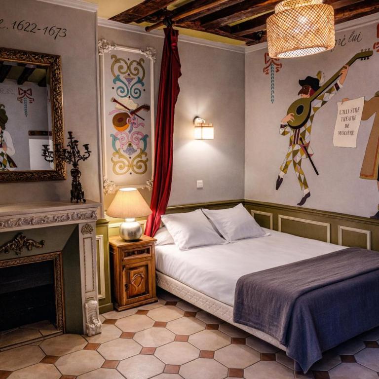 Hotel de Nesle - Chambre Double avec Salle de Bains Privative - 8