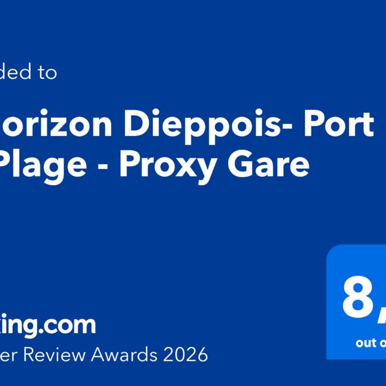 L'Horizon Dieppois- Port et Plage - Proxy Gare - Studio - 2